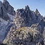 The peaks of the Cadini Dolomites